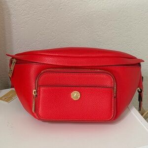 Michael Kors Leather Large Belt Bag NWT